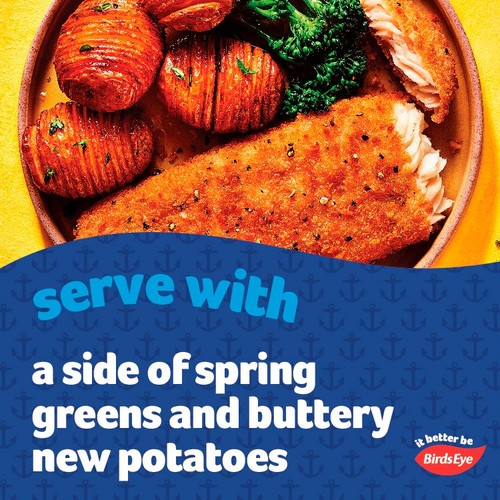 Birds Eye 2 MSC Lightly Dusted Lemon & Pepper Fish Fillets 