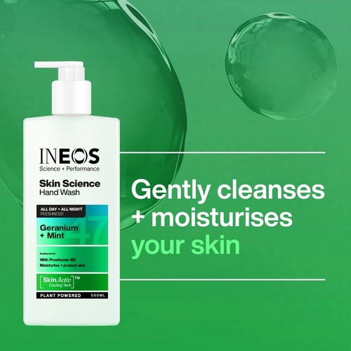 INEOS Skin Science Geranium & Mint Handwash