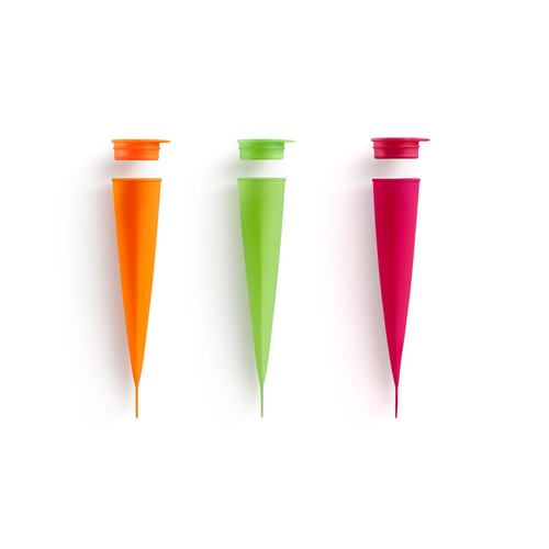 Lekue Push Up Ice Lolly Moulds Mixed