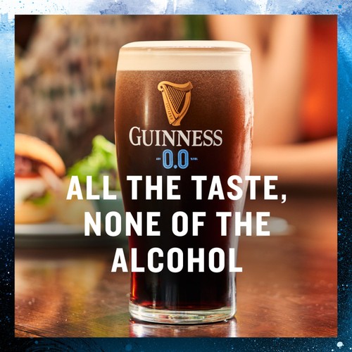 Guinness Draught 0.0% Alcohol Free Stout 