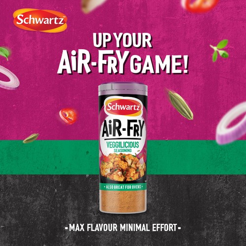 Schwartz Air Fryer Vegetable Seasoning Drum