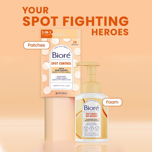 Biore Spot Control Cleansing Foam 