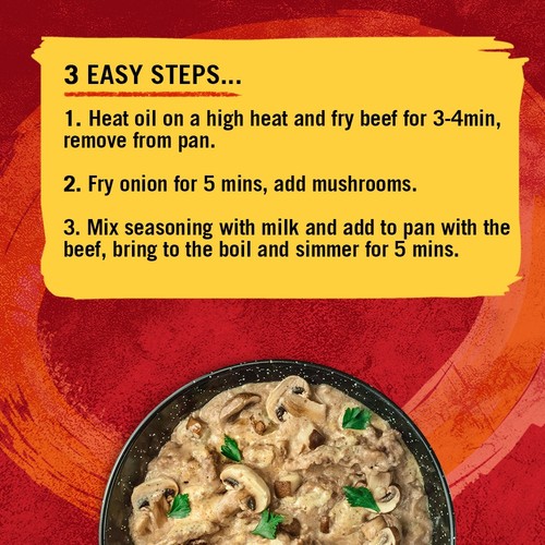 Schwartz Beef Stroganoff Recipe Mix