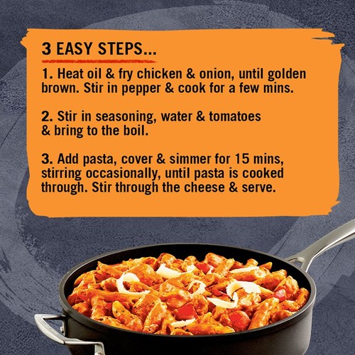 Schwartz One Pan Italian Cheesy Chicken & Garlic Pasta