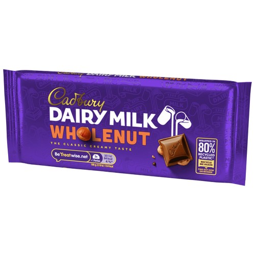 Cadbury Dairy Milk Whole Nut Chocolate Bar