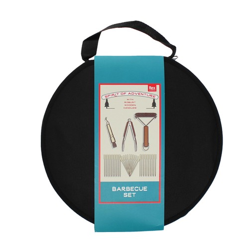 Rex London Barbecue Tool Set with Carry Case