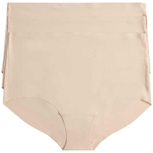 M&S Womens Body Invisibles No VPL High Rise Knicker Shorts, 8, Opal