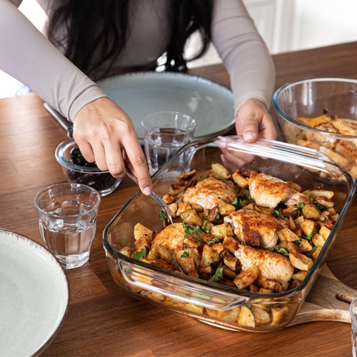 Pyrex Glass Roaster 39cm
