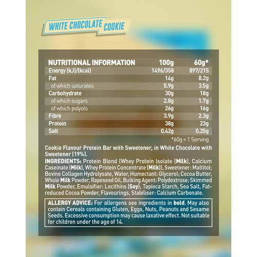 Grenade White Chocolate Cookie Protein Bar