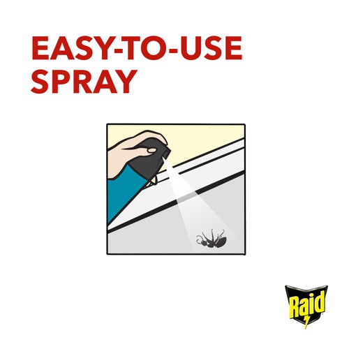 Raid Fly Wasp & Mosquito Killer with Eucalyptus Aroma Oil