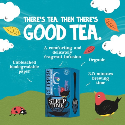 Sleep Time Organic Chamomile Lemon Balm & Lavender Tea Bags