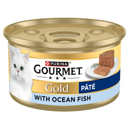 Gourmet Gold Pate Ocean Fish Wet Cat Food 