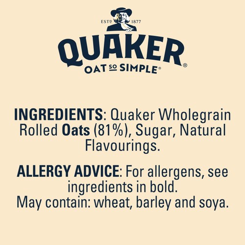 Quaker Oat So Simple Sweet Cinnamon Porridge Sachets Cereal