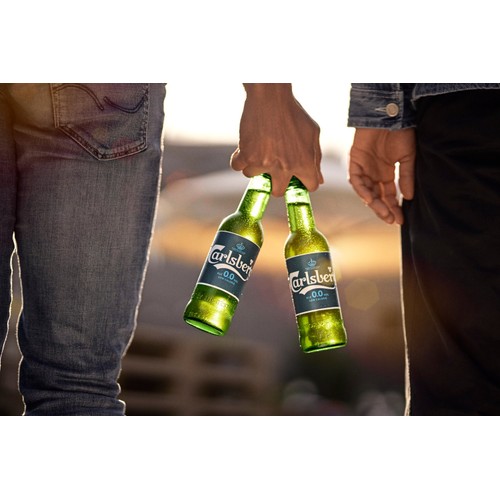 Carlsberg Alcohol Free Lager Beer Bottles