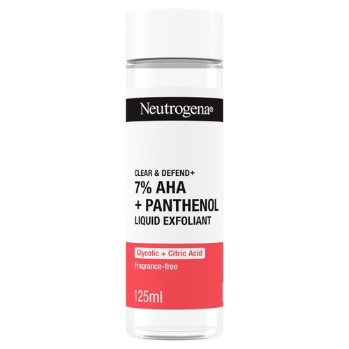 Neutrogena Clear & Defend + Liquid Exfoliant with 7% AHA + Panthenol
