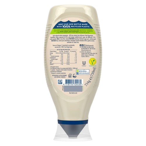 Hellmann's Light Squeezy Mayonnaise 