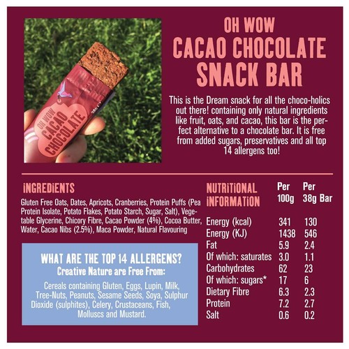 Creative Nature Oh Wow Cacao Chocolate