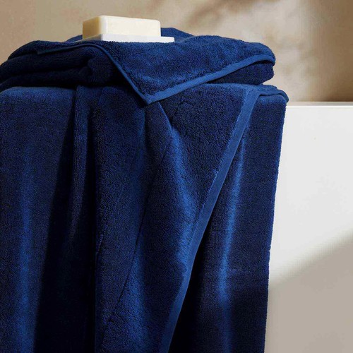 M&S Collection Ultimate Turkish Cotton Face Towels Midnight, 2 Pack