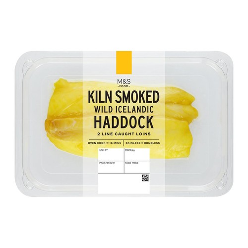 M&S Kiln Smoked Haddock Loinsline Caught