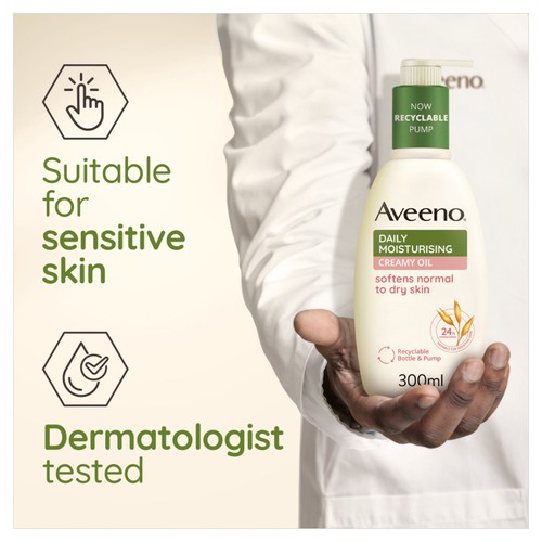 Aveeno Daily Moisturising Creamy Oil Body Lotion 