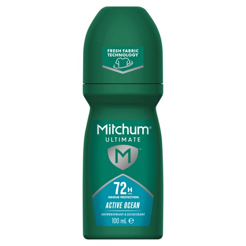 Mitchum Male Ultimate 72H Roll-On, Active Ocean