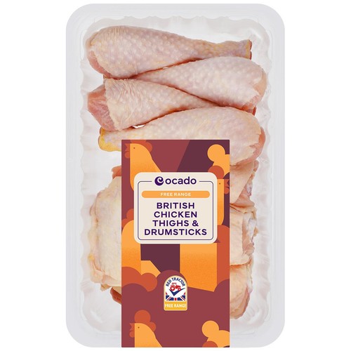 Ocado Free Range British Chicken Thighs & Drumsticks