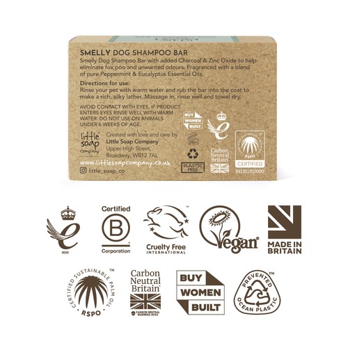 Little Beast Organic Smelly Dog Shampoo Bar