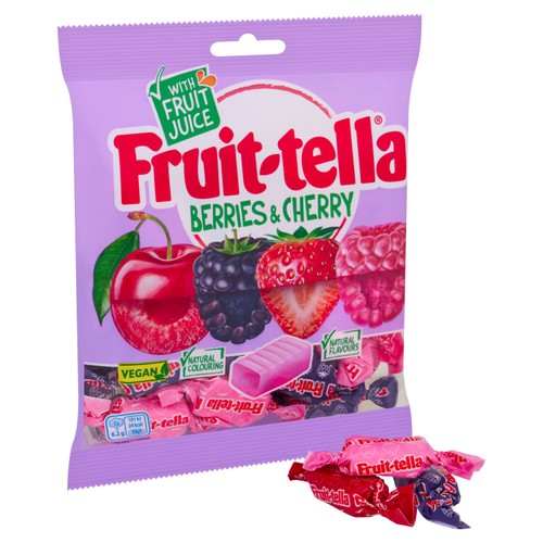 Fruittella Berry & Cherry Chews Sweets Sharing Bag