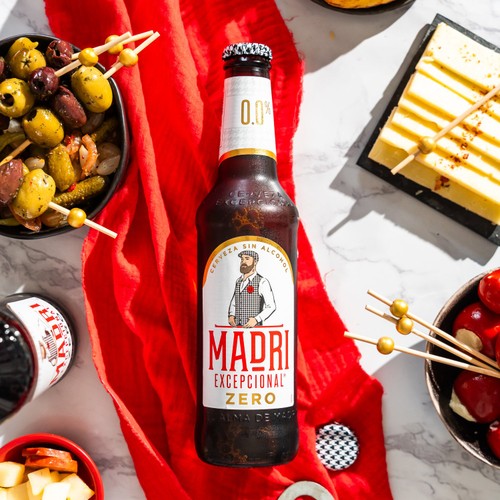 Madri Excepcional 0.0% Premium Lager Beer