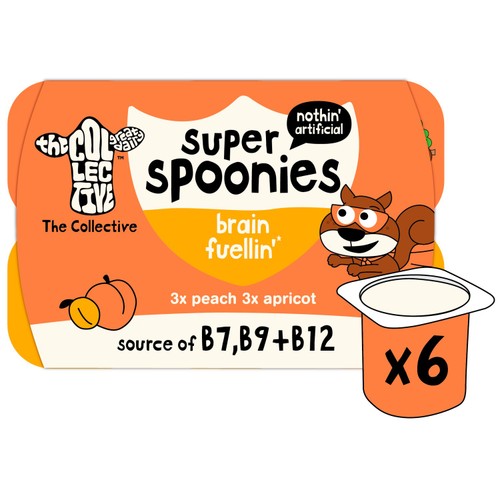 The Collective Super Spoonies Brain Fuellin Peach & Apricot