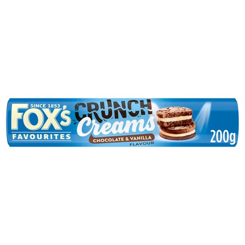 Fox's Biscuits Chocolate & Vanilla Crunch Creams