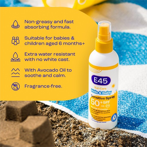 E45 Kids & Baby Sun Care Spray SPF 50+