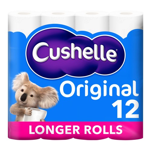 Cushelle Seriously Clean Mega Toilet Rolls, 50% More Sheets