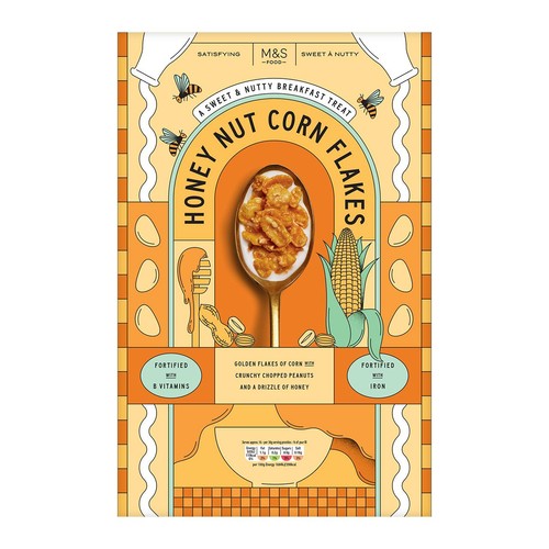 M&S Honey Nut Corn Flakes