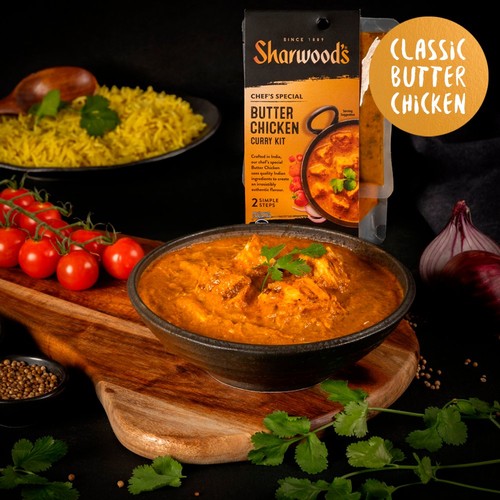 Sharwood's Butter Chicken Indian Curry Sauce Kit