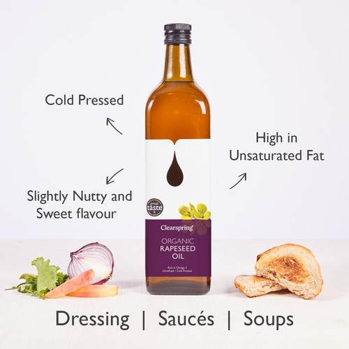Clearspring Organic Cold Pressed Rapeseed Oil