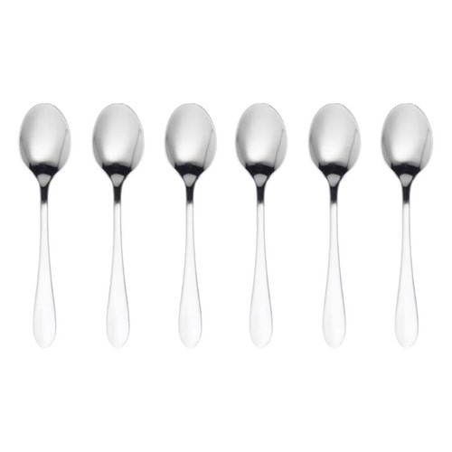 M&S Set of 6 Maxim Teaspoons, Silver