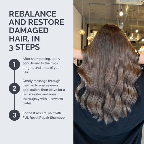 FUL Reset Repair Conditioner, for Dry, Damaged or Curly Hair