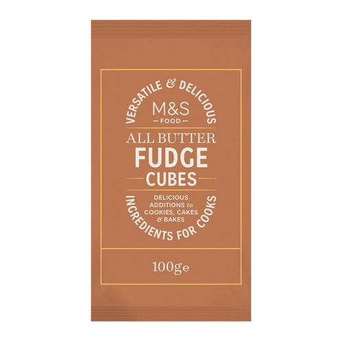 M&S All Butter Fudge Cubes