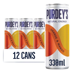 Purdey's Orange & Mango Natural Energy Drink