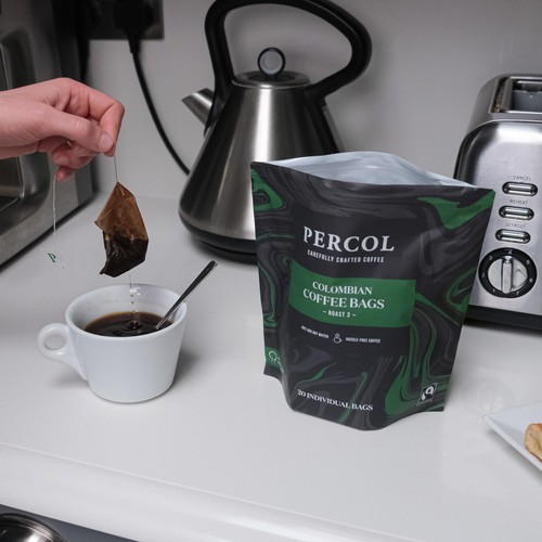 Percol Colombian Fairtrade Coffee Bags 20 Pack