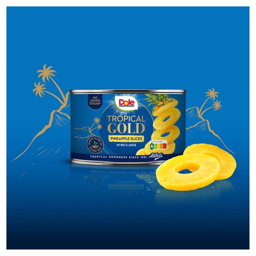 Dole Pineapple slices in juice cans