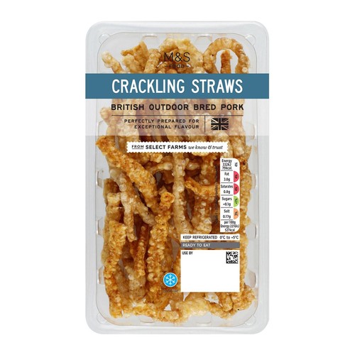 M&S British Pork Crackling Straws