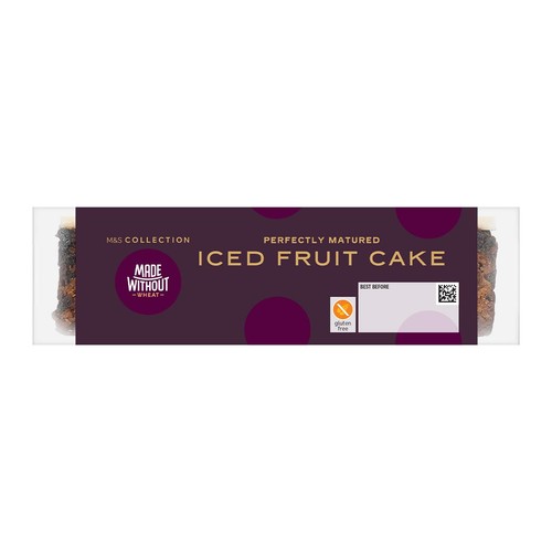 M&S  Collection Made Without Perfectly Matured Iced Fruit Cake Bar