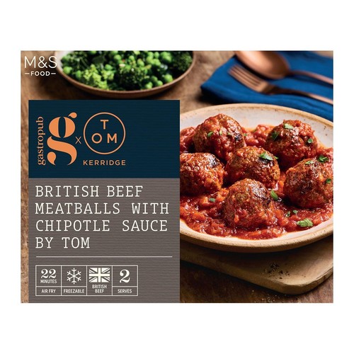 M&S Gastropub Beef Brisket Meatballs & Chipotle Sauce by Tom