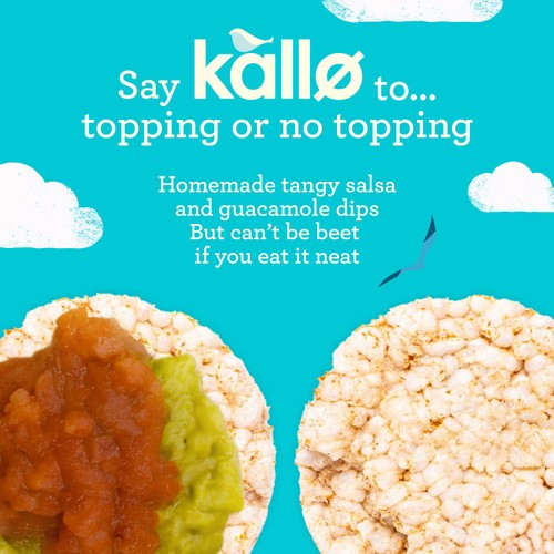 Kallo Sea Salt & Cider Vinegar Veggie Cakes