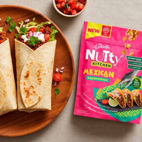 Whitworths Nutty Kitchen Plant Based Mexican Mince