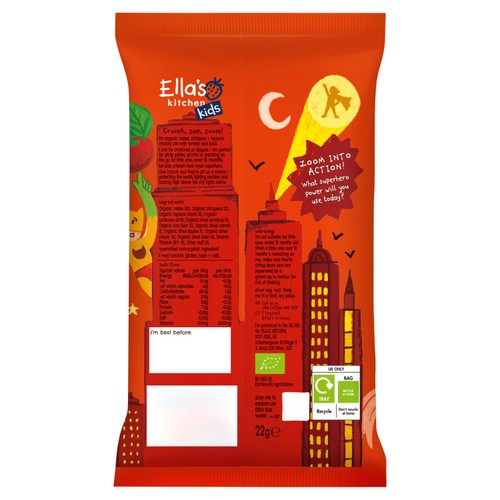 Ella's Kitchen Organic Crispy Sticks Tomato 18+ Months