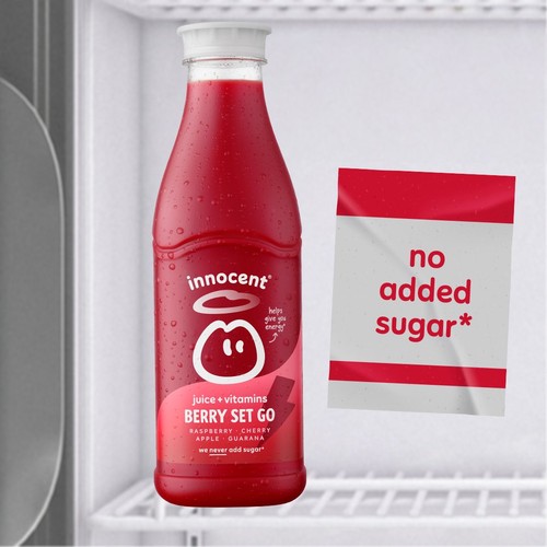 Innocent Plus Berry Set Go Raspberry & Cherry Juice with Vitamins