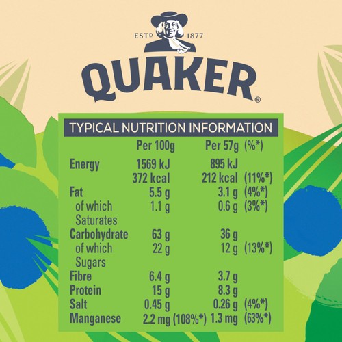 Quaker Oat So Simple Apple & Blueberry Porridge Cereal Pot